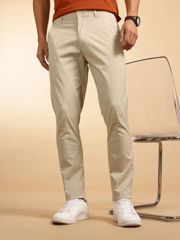 Men Classic Pure Cotton Chinos - Image 3
