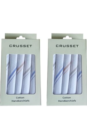 Men Pack Of 10 Assorted Cotton Handkerchief
