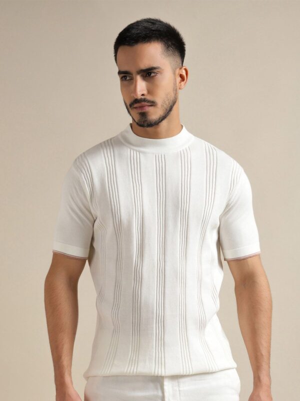 Andamen Round Neck Cotton T-Shirt - Image 2