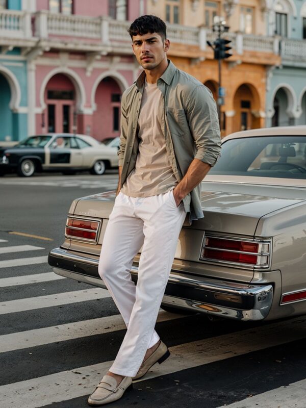 Men Classic Pure Cotton Chinos