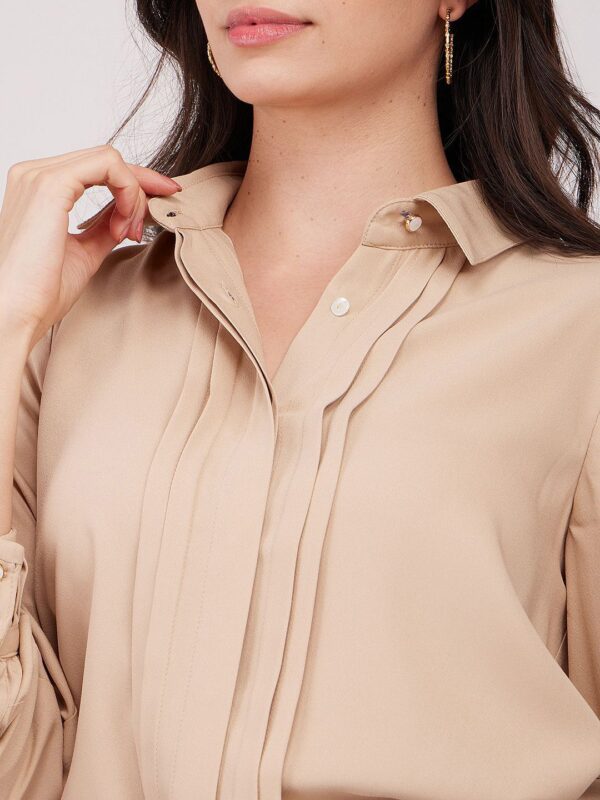 Women Solid Casual Shirt - Image 3