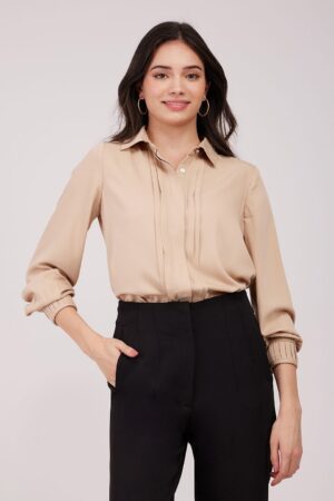 Women Solid Casual Shirt