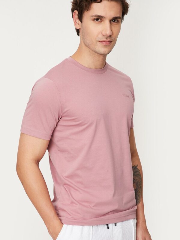 Round Neck Short Sleeves Cotton Lounge Tshirts