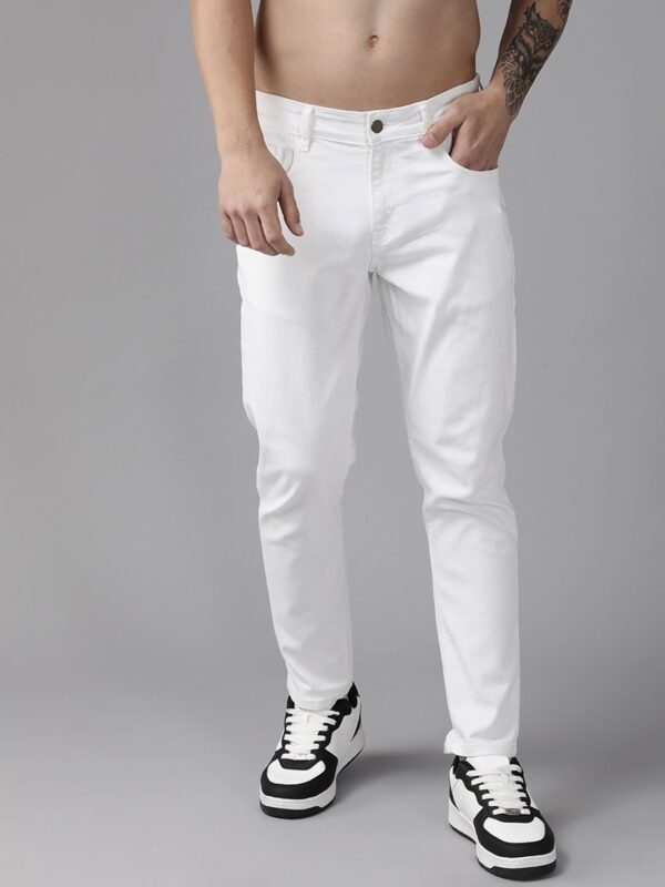 Men Tapered Fit Stretchable Jeans - Image 2
