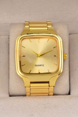 SWADESI STUFF Men Dial & Bracelet Style Straps Analogue Watch SDSSDS 158 GOLD 99