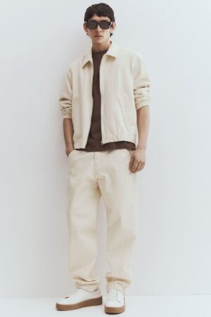 H&M Regular Fit Linen-Blend Jacket