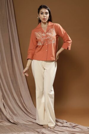 Women Relaxed Opaque Casual Shirt