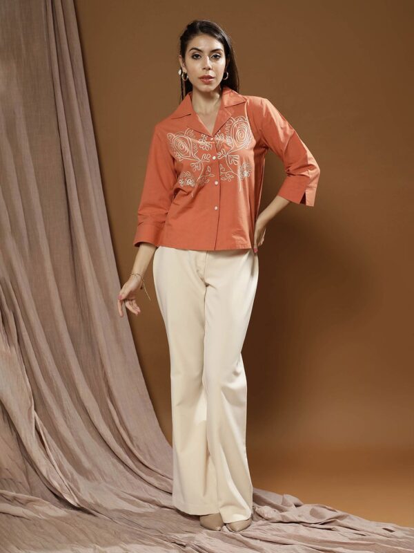 Women Relaxed Opaque Casual Shirt