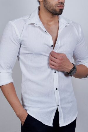 Men Classic Slim Fit Formal Shirt