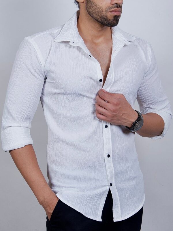 Men Classic Slim Fit Formal Shirt