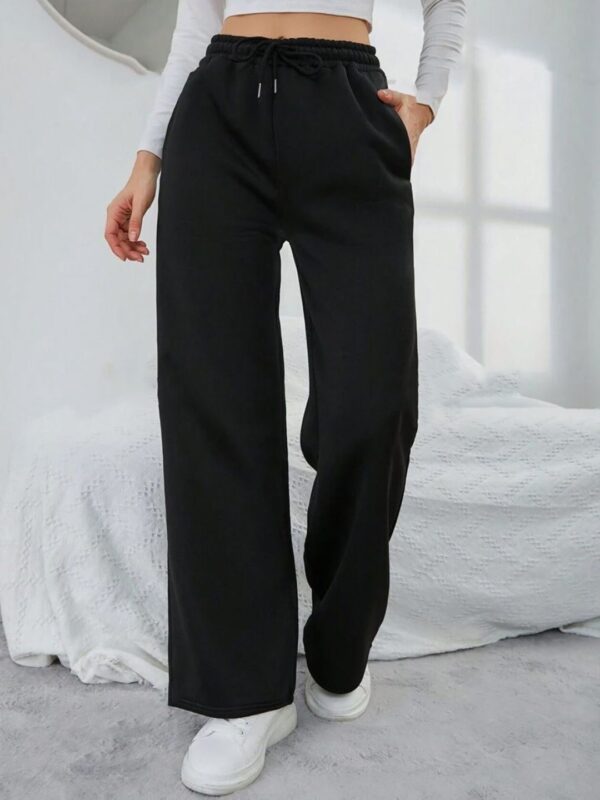 ADDICTED ATTIRE Women Solid Bell Bottoms Loose Fit Joggers