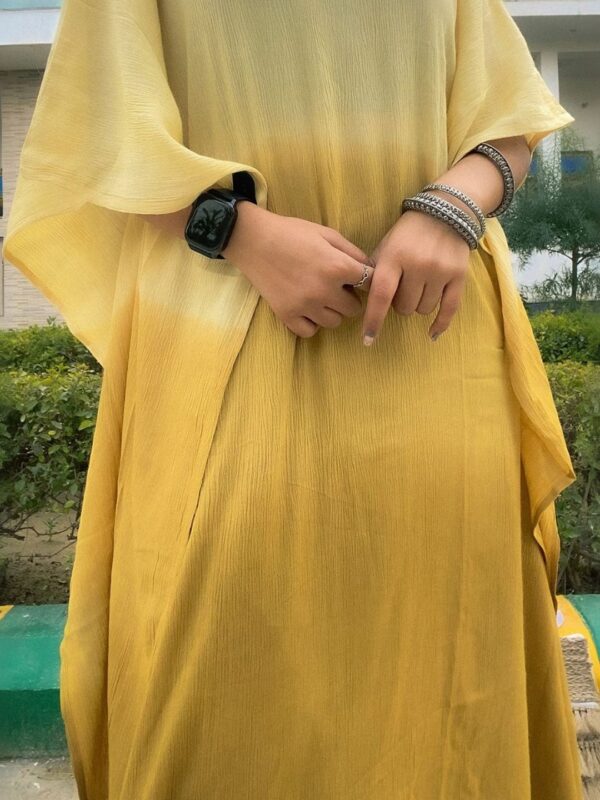 Women Tie and Dye Dyed Kaftan Kurta - Image 2
