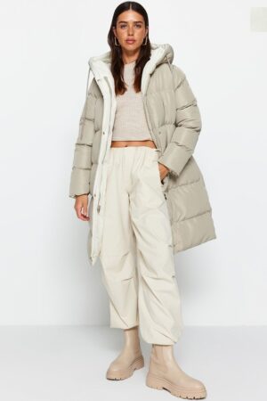 Trendyol Hooded Longline Puffer Jacket