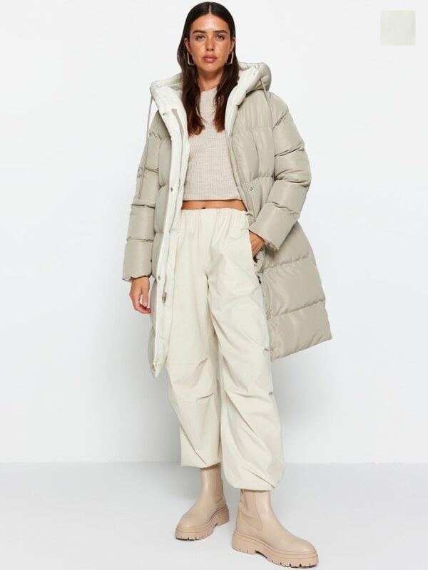 Trendyol Hooded Longline Puffer Jacket