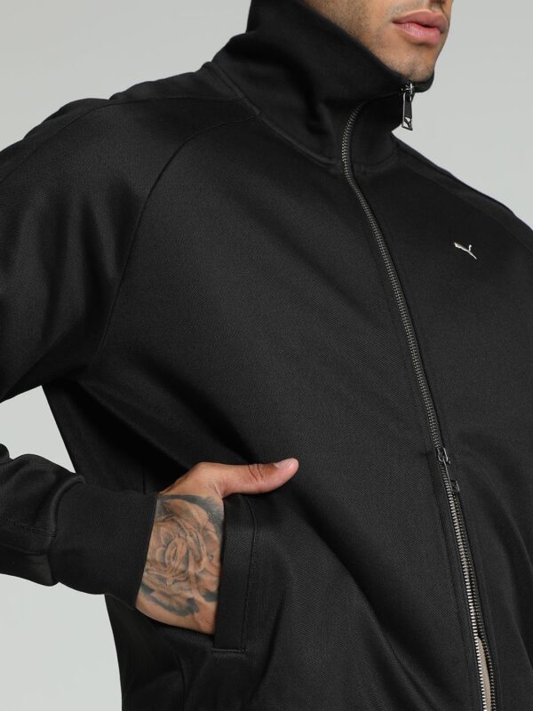Puma Men T7 Cotton Relaxed Fit Track Jacket - Image 2
