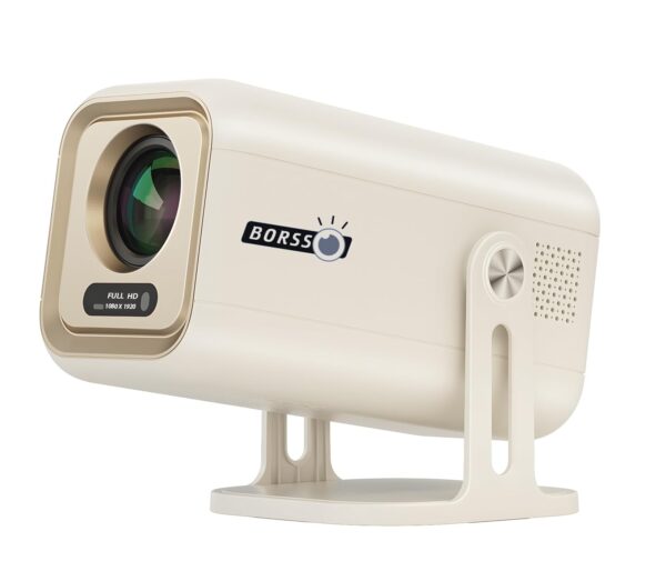 BORSSO Pixel GO PRO Native 1080P Android 13.0, Dual OS, Smart Projector