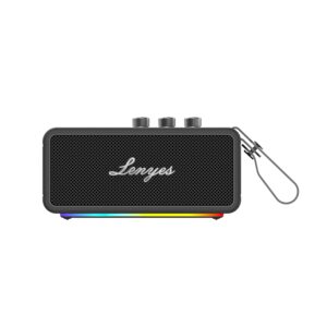 Lenyes S875: 40W Portable Bluetooth Speaker | IPX6 Waterproof, RGB Lights,