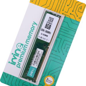 IRVINE 2666 DDR4 8 GB (Dual Channel) PC (8GB DDR4 2666)  (Green, Blue)