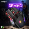 Frontech AeroStrike Wired USB Gaming Mouse with 7 Buttons | Stylish Grip 7200 DPI Wired Ambidextrous Optical Gaming Mouse  (USB 2.0, Black, Red) - Image 2