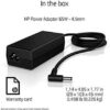 HP BLUE PIN ORIGINAL CHARGER 19.5 V 3.33 A 65 W Adapter  (Power Cord Included) - Image 4