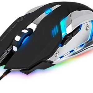 ENTWINO GRENADE USB Wired Optical Gaming Mouse With 6 Keys & RGB Lights 20 Millions Click Button Life Wired Ambidextrous Optical Gaming Mouse  (USB 2.0, Black)