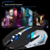ENTWINO GRENADE USB Wired Optical Gaming Mouse With 6 Keys & RGB Lights 20 Millions Click Button Life Wired Ambidextrous Optical Gaming Mouse  (USB 2.0, Black) - Image 2