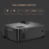 Egate i9 Pro-Max (3600 lm / 1 Speaker / Remote Controller) Portable Projector  (Black) - Image 2