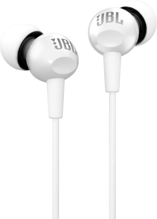 JBL C150SI with One Button Universal Remote Wired Gaming  (White, In the Ear)