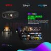 Egate K9 Pro-Max 6X (E08i33) (600 lm / 1 Speaker / Wireless / Remote Controller) Android 13 | 600 ISO Lumens & 1200 FC | Full HD 1080p Native with 4K Support - Image 3