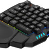 MILLENNIUM TECHNOLOGY One Handed RGB Backlite 35Keys Wired USB Handheld Gaming Keyboard Compatible with Desktop, Laptop, Mac - Image 3