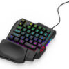 MILLENNIUM TECHNOLOGY One Handed RGB Backlite 35Keys Wired USB Handheld Gaming Keyboard Compatible with Desktop, Laptop, Mac - Image 2