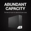 Seagate 12 TB External Hard Disk Drive (HDD)  (Black) - Image 3