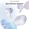 Noise Buds VS102 Neo with 40 Hrs Playtime, Environmental Noise Cancellation, Quad Mic Bluetooth  (Soft Lilac, True Wireless) - Image 2