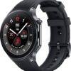 OnePlus Watch 2 with Wear OS 4, Snapdragon W5 Chipset & Up to 100 hours battery Smartwatch  (Black Steel Strap, Free Size) - Image 2