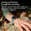 OnePlus Watch 2 with Wear OS 4, Snapdragon W5 Chipset & Up to 100 hours battery Smartwatch  (Black Steel Strap, Free Size) - Image 3