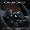 Logitech G923 Racing Wheel and Pedals,Dual Clutch, for Motion Controller  (Black, For Xbox, PS2, PS3, PS4, PS5, PC) - Image 2