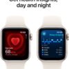 Apple Watch SE 2 GPS 40mm (2nd Gen) Starlight Aluminium with Starlight Sport Band  (Starlight Strap, Free Size) - Image 4
