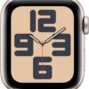 Apple Watch SE 2 GPS 40mm (2nd Gen) Starlight Aluminium with Starlight Sport Band  (Starlight Strap, Free Size) - Image 2