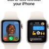 Apple Watch SE 2 GPS 40mm (2nd Gen) Starlight Aluminium with Starlight Sport Band  (Starlight Strap, Free Size) - Image 3