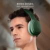 boAt Rockerz 430 w/ Beast Mode(40ms Low Latency),40HRS Playback & 40MM Drivers Bluetooth  (Sage Green, On the Ear) - Image 2