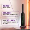 Metashot Augmented Reality Bat with Game for TVs, PC/Mac, iOS/Android, Tabs/iPad  (Black, For PC) - Image 3