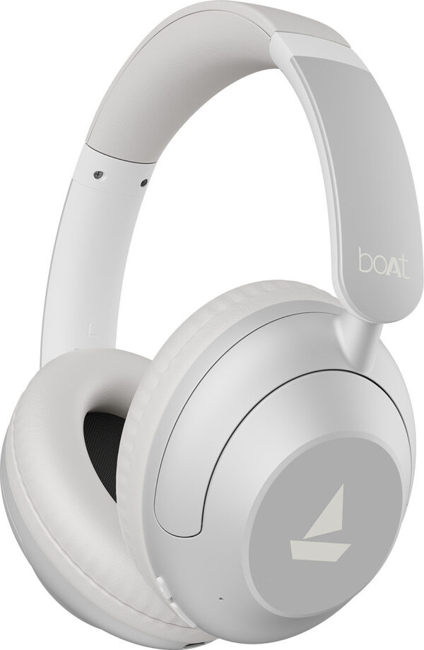 boAt Rockerz 650 Pro(2025 Launch), Touch/Swipe Controls, Dolby Audio, 80 Hrs Battery Bluetooth  (Silver Frost, On the Ear)