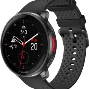 Polar Vantage V3-Premium Multisport Watch, Heart Rate Monitor (Black) Smartwatch  (Black Strap, Free Size)