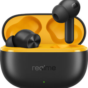 realme Buds T200 Lite with 12.4mm Driver, 48hrs Playback, AI ENC & Dual-Device Pairing Bluetooth  (Volt Black, True Wireless)