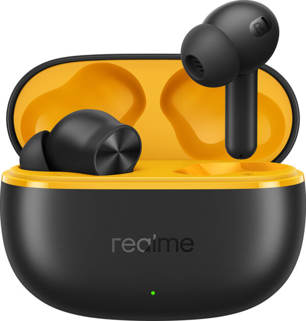 realme Buds T200 Lite with 12.4mm Driver, 48hrs Playback, AI ENC & Dual-Device Pairing Bluetooth  (Volt Black, True Wireless)