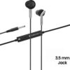 ZEBRONICS ZEB-BRO, With In-Line MiC, 3.5mm Jack, 10mm drivers, Compatible for Phone/Tablet Wired  (Black, In the Ear) - Image 2