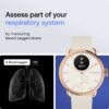Withings Scanwatch2 Heart Health Monitor, ECG, SPO2, 30 Day Battery Life - 38mm Hybrid Smartwatch  (White-Gold Strap, 38mm) - Image 4