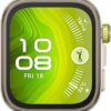 Huawei Watch Fit 4Pro, Titanium Body, Free dive, 100+ Sports mode, GPS, 10 Days Battery Smartwatch  (Green Strap, Free Size) - Image 4