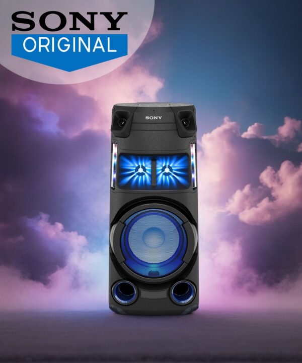 SONY MHC-V43D Portable , Karaoke, Gesture Control Bluetooth Party Speaker  (Black, Stereo Channel)