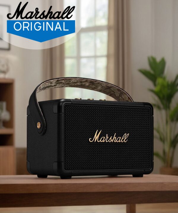 Marshall Kilburn II 36 W Bluetooth Speaker  (Black & Brass, Stereo Channel)